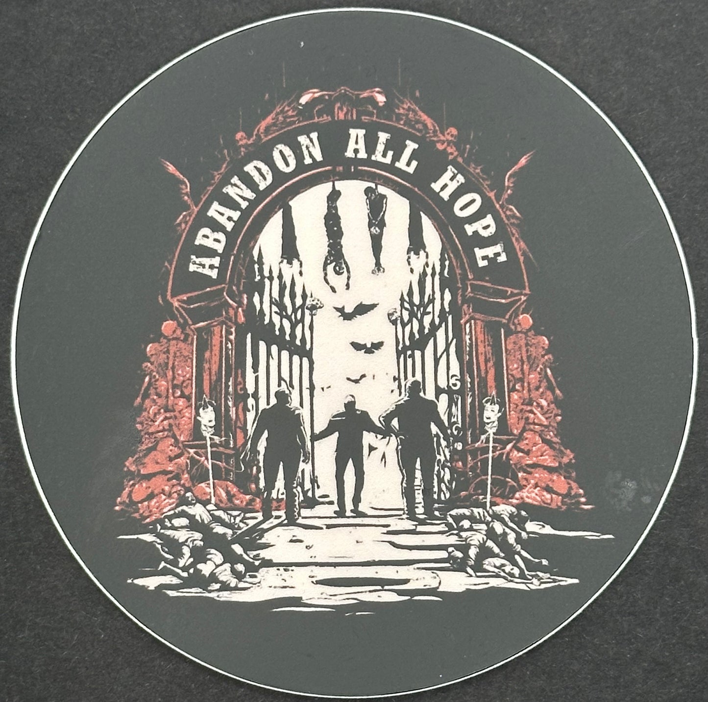 The Gates of Hell sticker